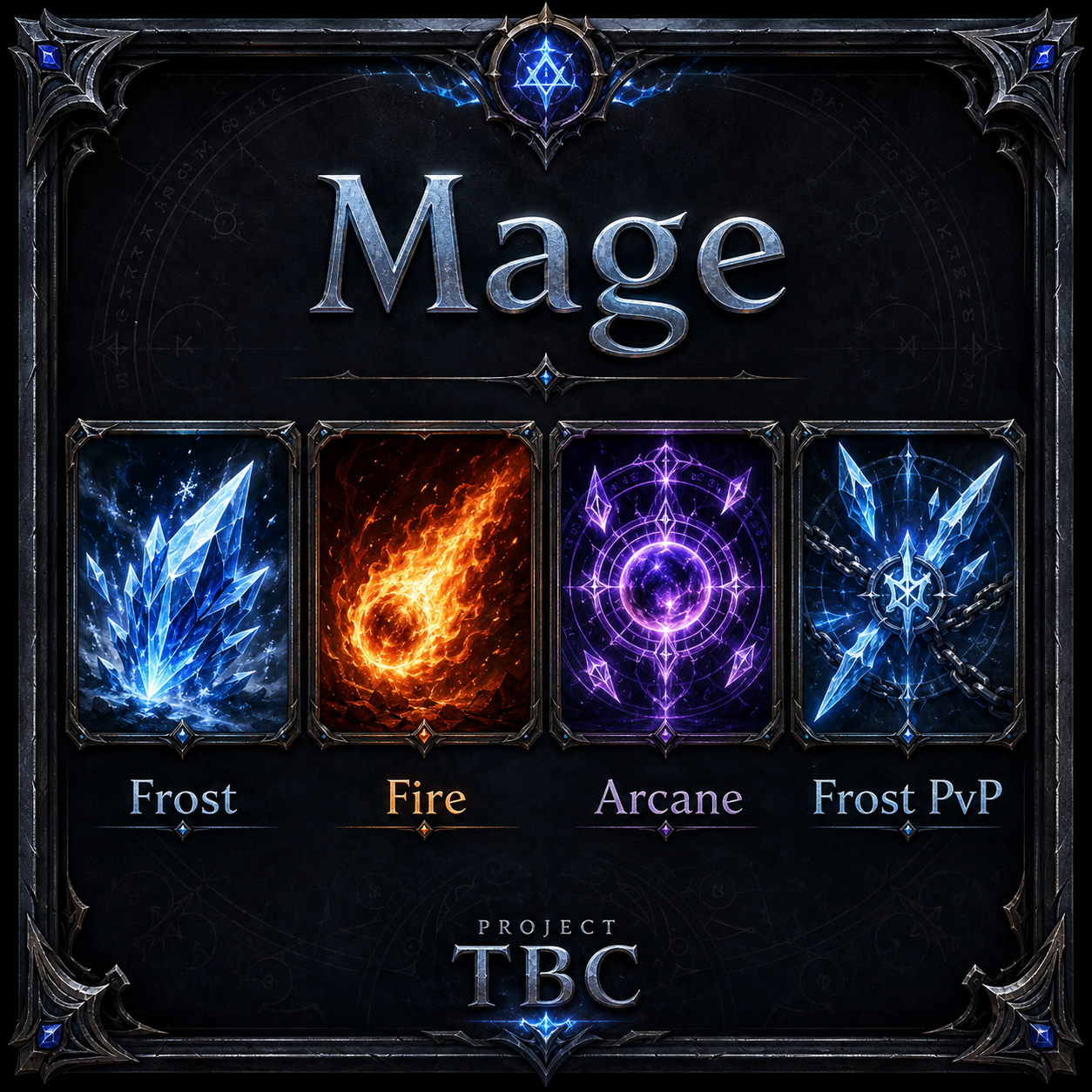 Mage class sheet artwork
