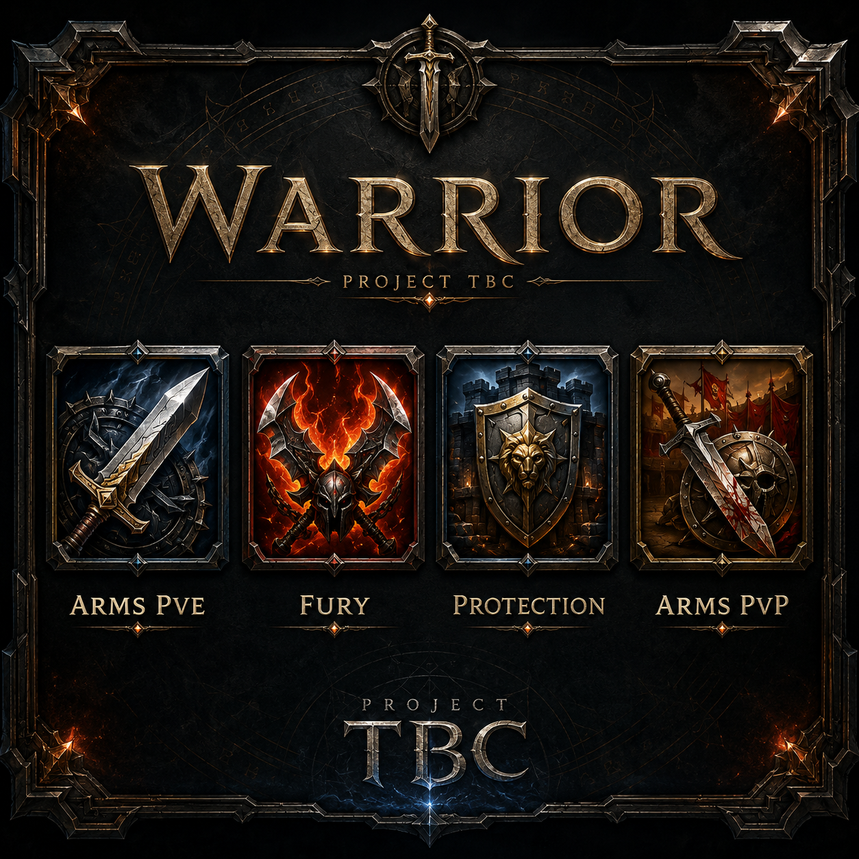 Warrior class sheet artwork